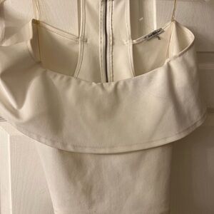 Elegant White Off-Shoulder Dress